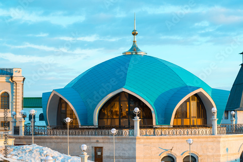 Service pavilion on territory of Kazan Kremlin in Tatarstan, Russia photo