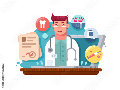 Service online doctor
