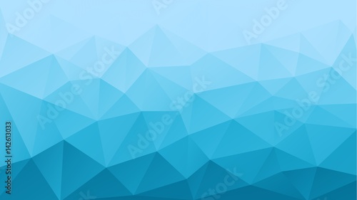 Abstract blue polygon vector background