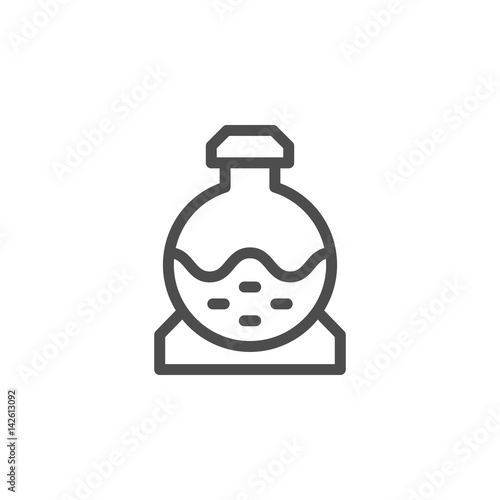 Sewerage tank line icon