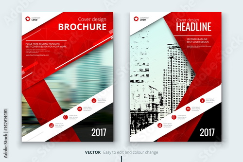 Corporate business annual report cover, brochure or flyer design