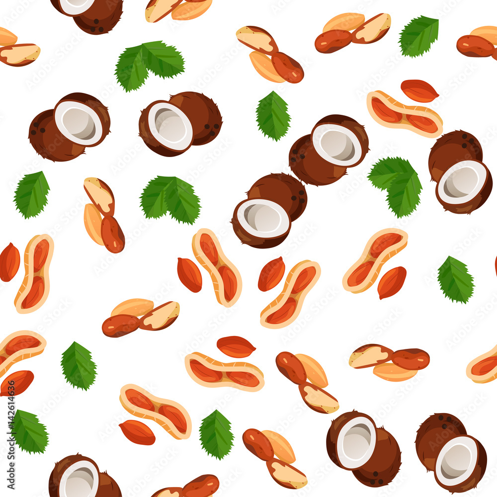 illustration of nuts illustration of nuts