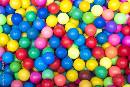 Lots of colored balls background