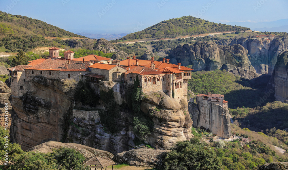 Monastery of Varlaam from Meteora monasteries in the north part of Greece.
