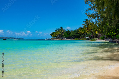 amazing white beaches of Mauritius island. Tropical vacation © ZoomTeam