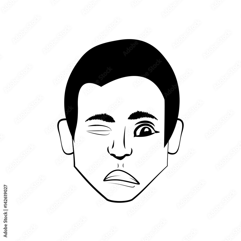 head man avatar comic vector illustration eps 10 head man avatar comic vector illustration eps 10
