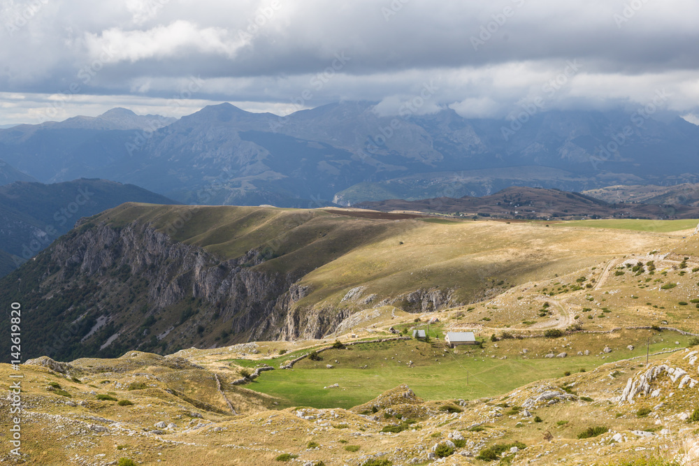 Durmitor National Park Landscape in Montenegro