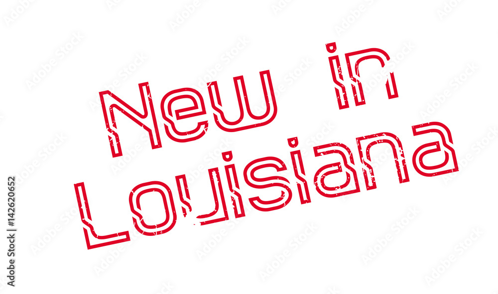 New In Louisiana rubber stamp. Grunge design with dust scratches. Effects can be easily removed for a clean, crisp look. Color is easily changed. New In Louisiana rubber stamp. Grunge design with dust scratches. Effects can be easily removed for a clean, crisp look. Color is easily changed.