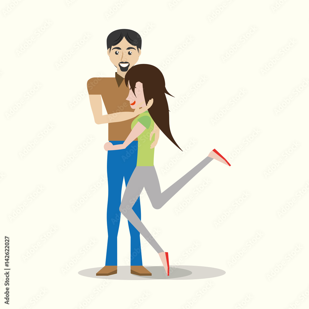 couple lovely romance image vector illustration eps 10 couple lovely romance image vector illustration eps 10