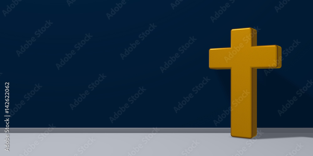 Obraz premium christliches kreuz