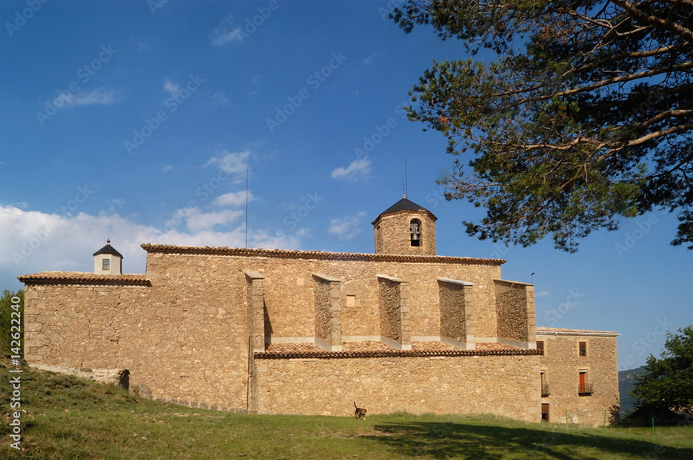 Church of Mare de Deu de Lord,Sant Llorenç de Morunys, Solsones, Lledia province, Catalonia, Spain