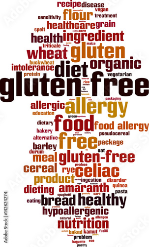 Gluten free word cloud