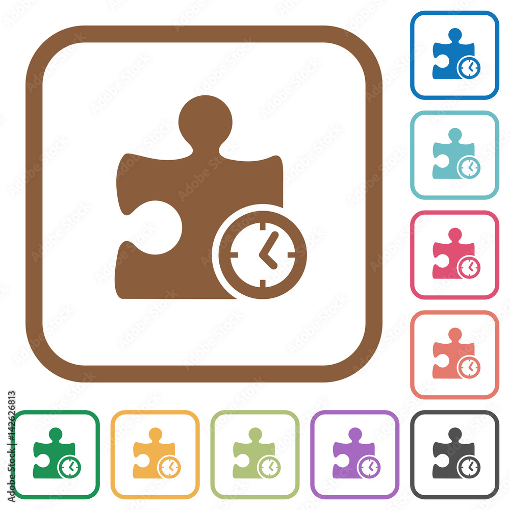 Timer plugin simple icons Timer plugin simple icons