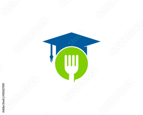 Food Education Icon Logo Design Element
