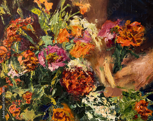 Fototapeta Naklejka Na Ścianę i Meble -  Oil painting, handmade