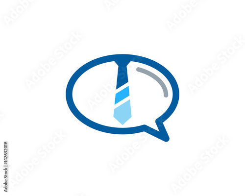 Job Chat Icon Logo Design Element
