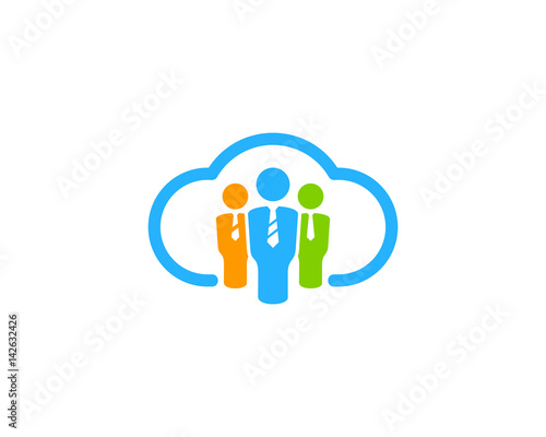 Online Job Icon Logo Design Element