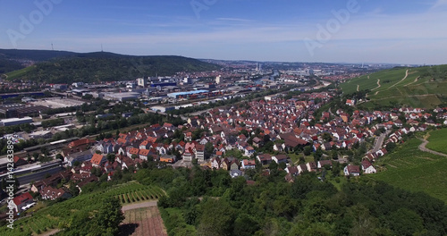 areal view with look in the city © Roland