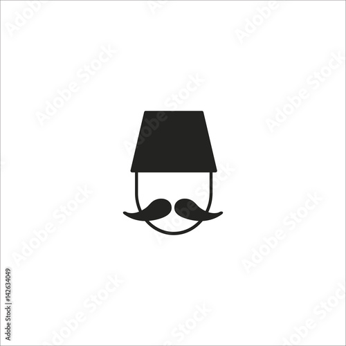 Turkish man with mustache and national fez hat