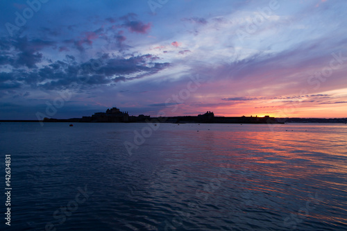 Sunset in St Helier Harbour