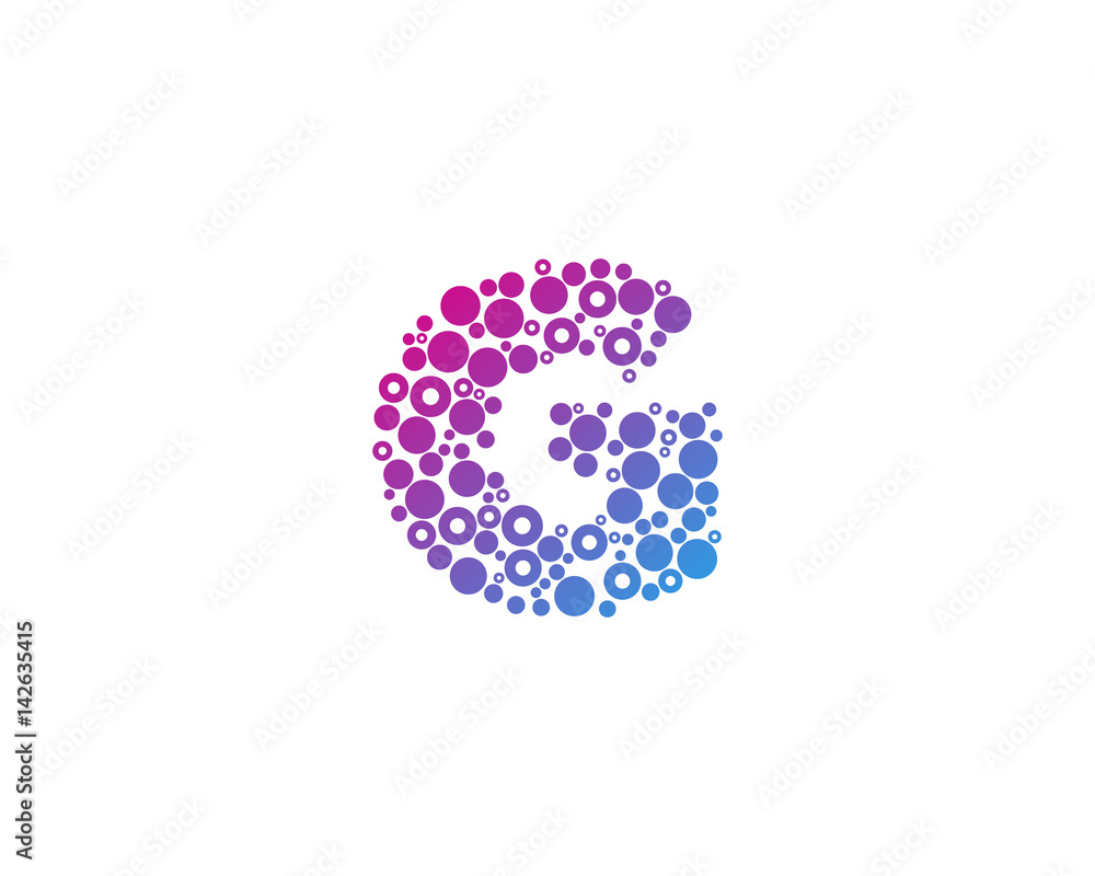 Letter G Dot Circle Icon Logo Design Element Letter G Dot Circle Icon Logo Design Element