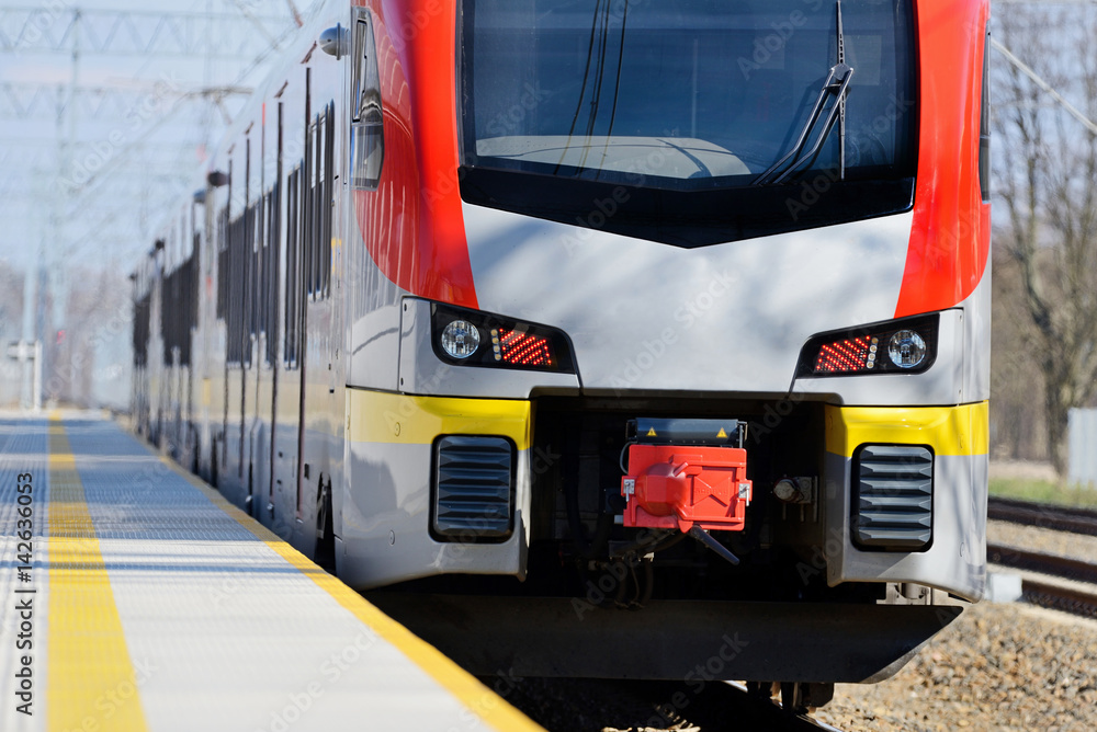 Fototapeta premium Passenger train.