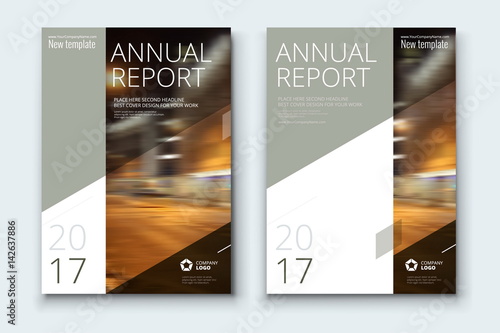 Corporate business annual report cover, brochure or flyer design. Leaflet presentation. Catalog with Abstract geometric background. Modern publication poster magazine, layout, template. A4 size