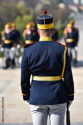 Guard of honor during a military ceremony