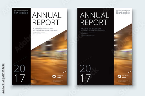 Corporate business annual report cover, brochure or flyer design. Leaflet presentation. Catalog with Abstract geometric background. Modern publication poster magazine, layout, template. A4 size