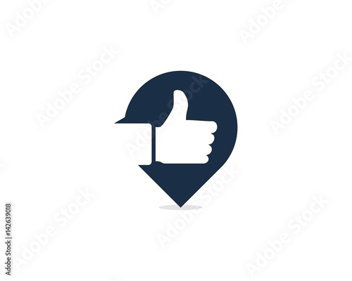 Good Pin Point Icon Logo Design Element