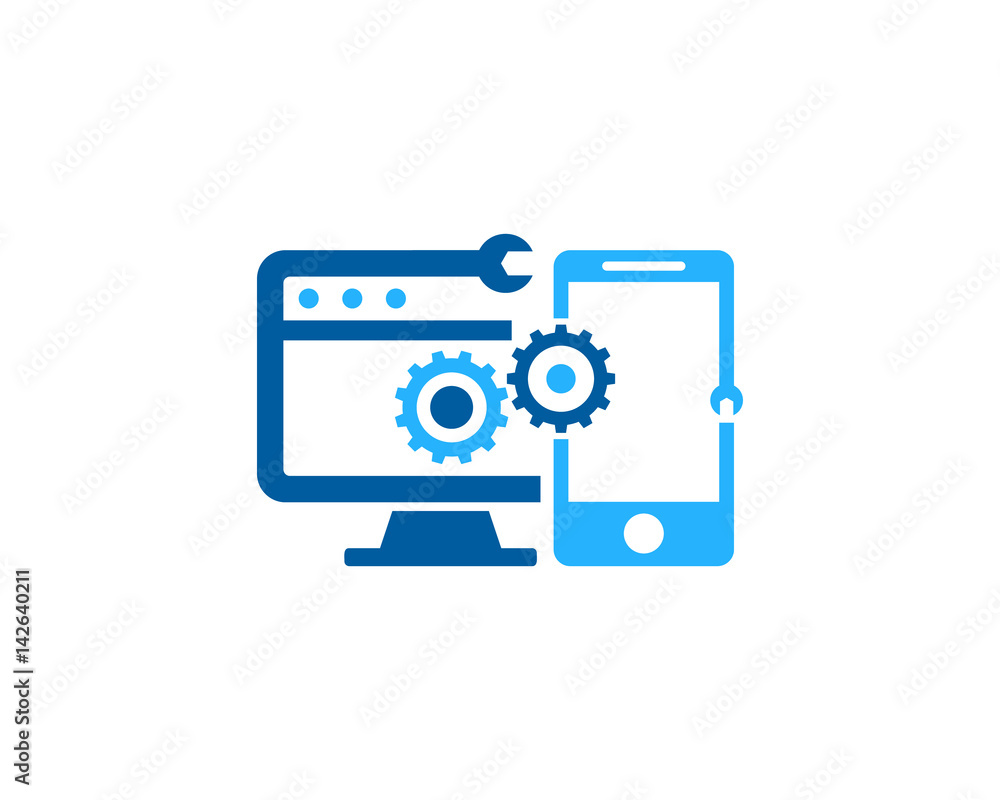 Device Repair Icon Logo Design Element Device Repair Icon Logo Design Element