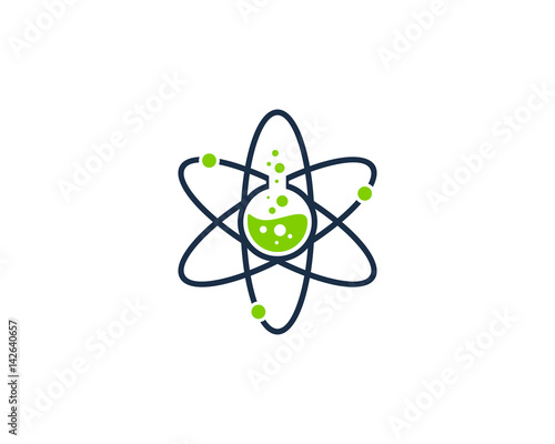Science Lab Icon Logo Design Element