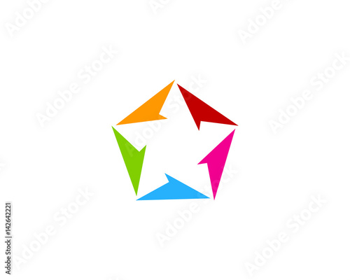Free Download Hexa Star Icon Logo Design Element - GFXLoad