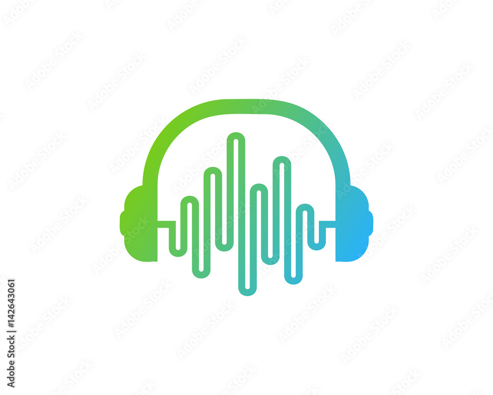 Audio Wave Icon Logo Design Element Audio Wave Icon Logo Design Element