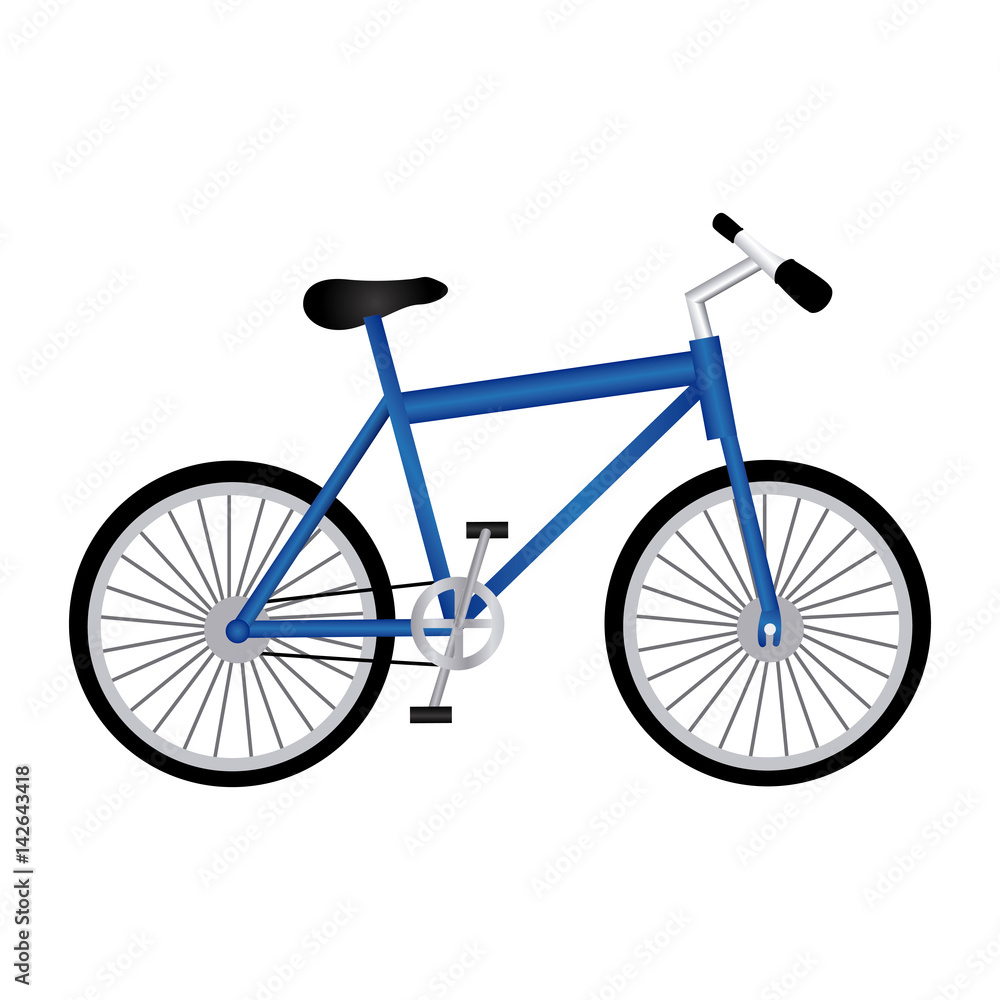 silhouette of sport bike in white background vector illustration