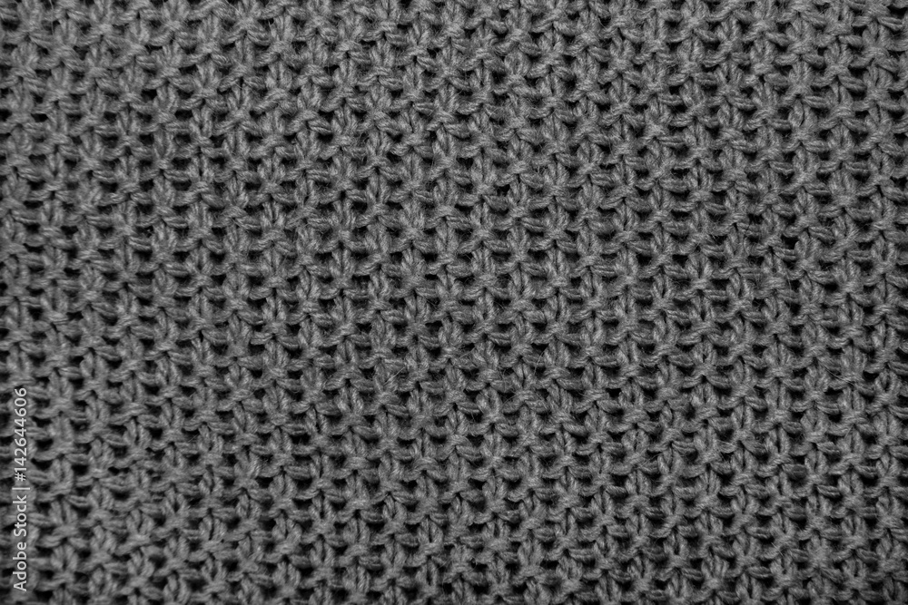 Black and white background texture, knitted scarf Black and white background texture, knitted scarf