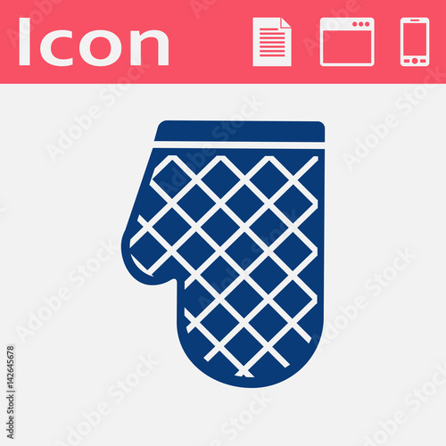 kitchen icon of potholder