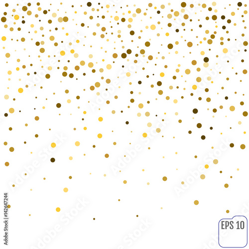 Gold confetti celebration baGold confetti celebration background. Vectorckground © writerfantast