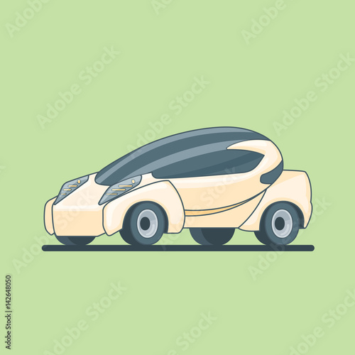 Conceptual Electric Car Design Template