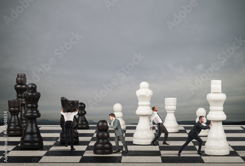 Strategy and tactics in business photo