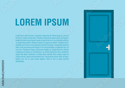 Door Background Vector