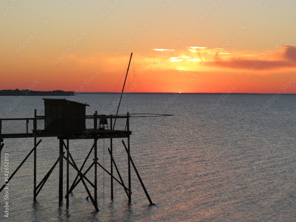 Charente-Maritime - Baie de l'Aiguillon - Carrelet