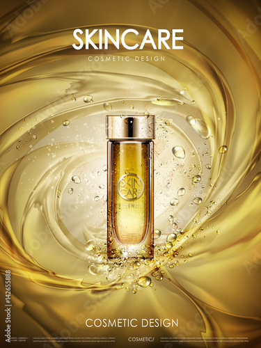 cosmetic golden essence