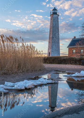 Lighthouse with reflection 