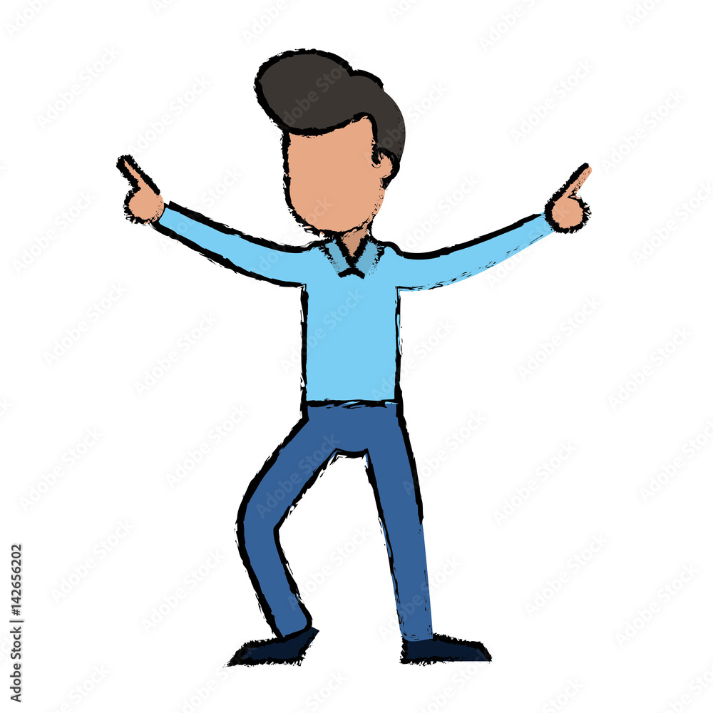 male boy joy celebration vector illustration eps 10 male boy joy celebration vector illustration eps 10