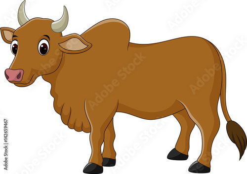 Cartoon cow character