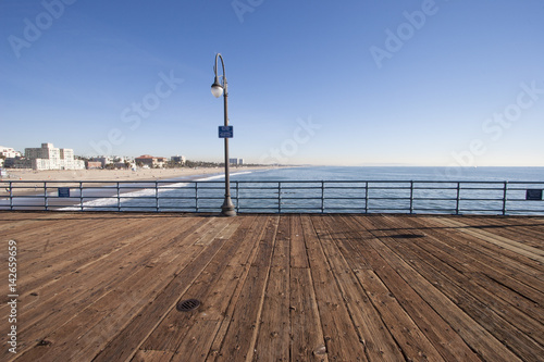 Santa Monica Pier Light Post