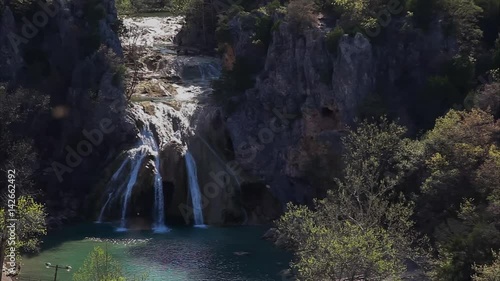 Waterfall in the Arbuckle Mountains of central Oklahoma