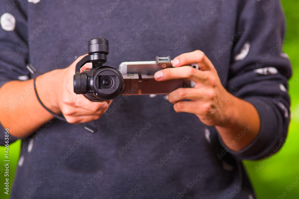 Hand held camera stabilizer for cell phone Hand held camera stabilizer for cell phone