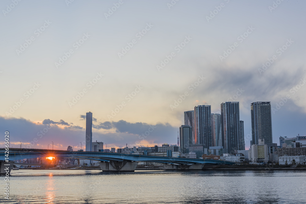 晴海の風景